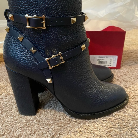 Authentic VALENTINO booties, navy, size 37 - Picture 11 of 16